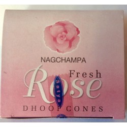 Satya Fresh Rose Incense Cones 